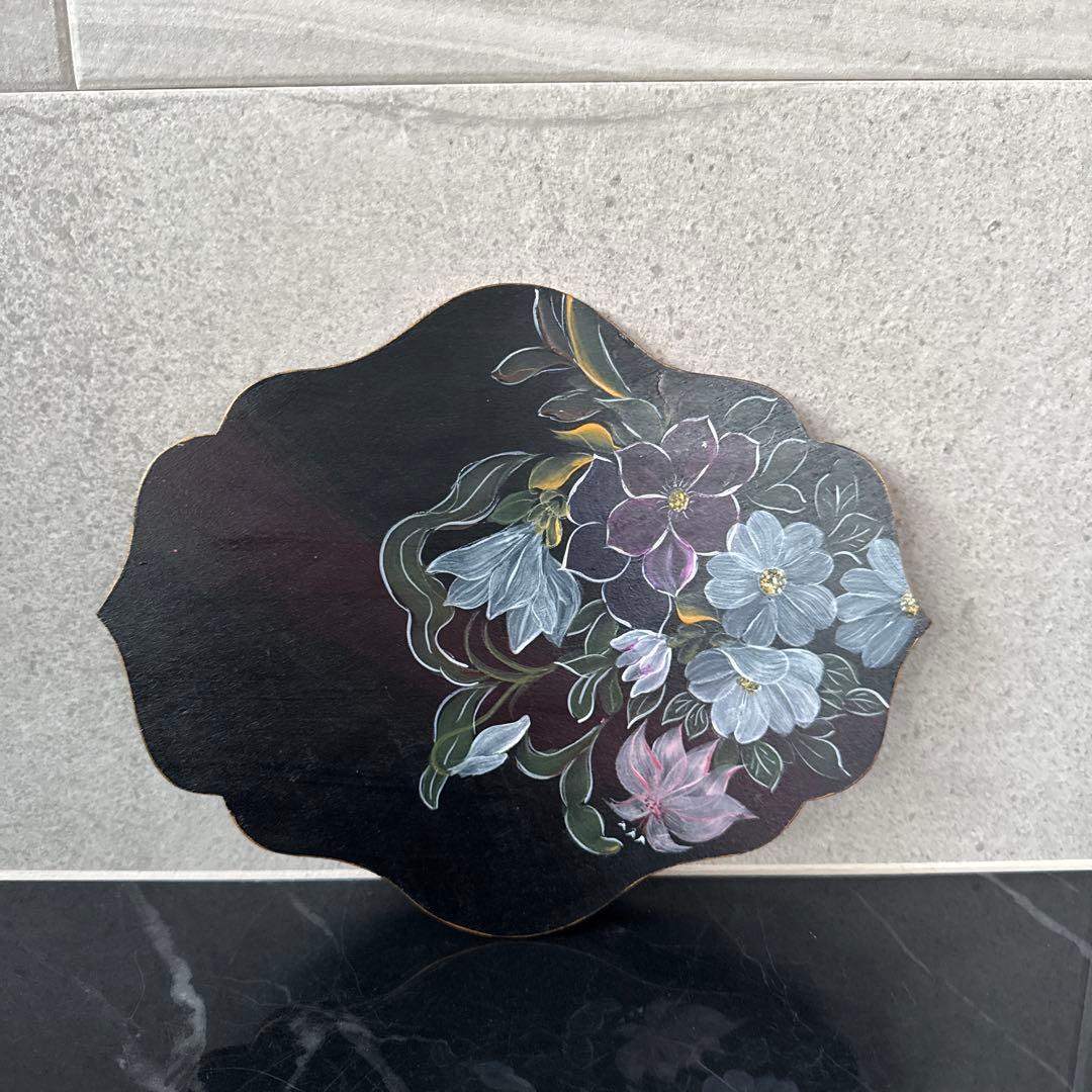 トールペイント (アッセンデルフト)扇置物、プレート