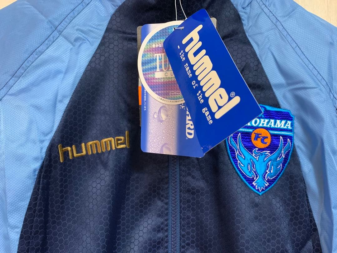 横浜FC hummel オーセンティックモデル　レインジャケット　新品未使用
