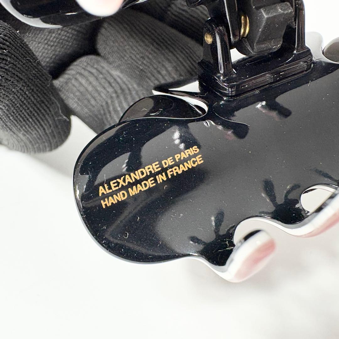 アレクサンドルドゥパリ　カメリアクリップ　ピンク　ビジュー　ヘアクリップ