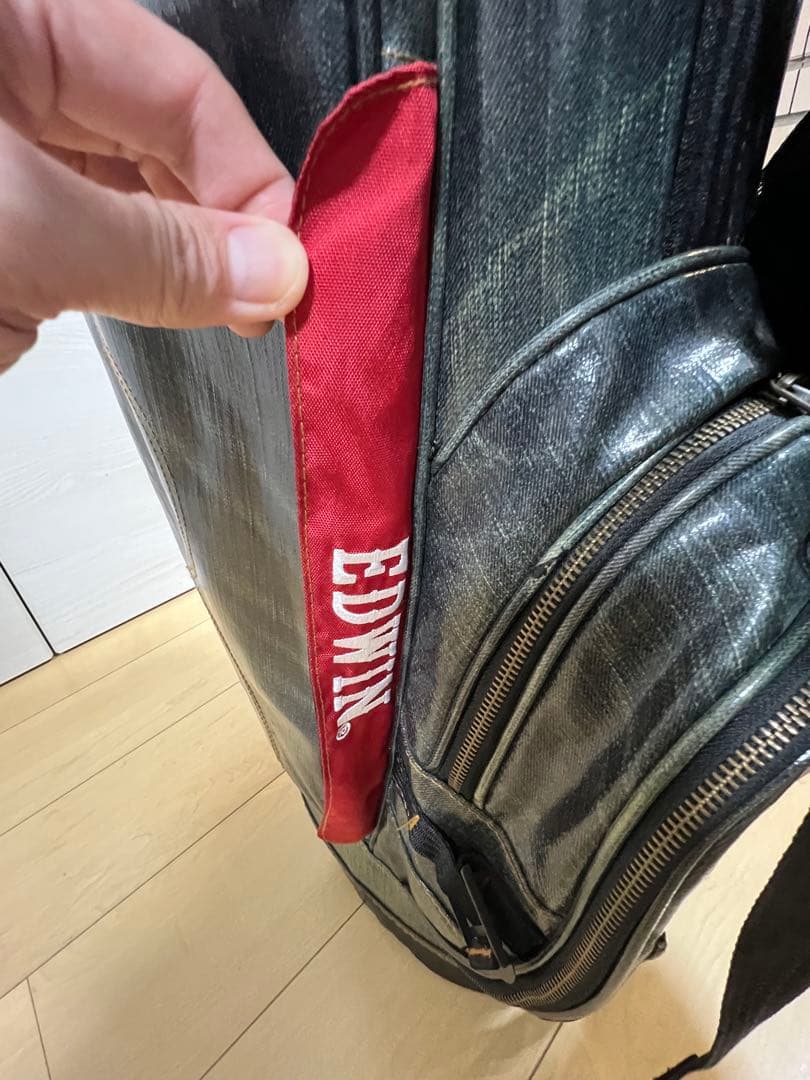 【超希少】エドウィン EDWIN ジーンズ風 キャディバッグ 7分割 リーバイス