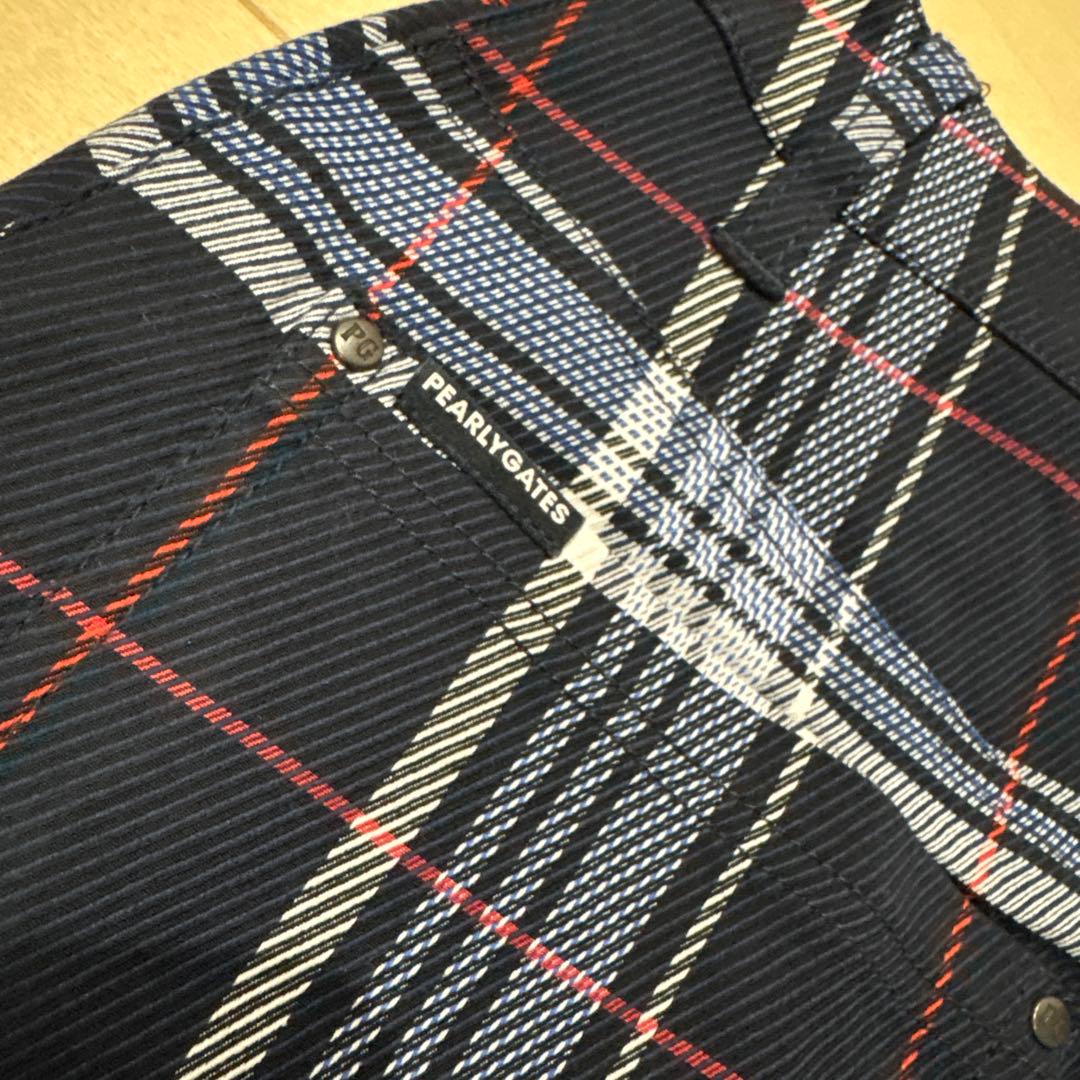 【新品未使用】PEARLY GATES パーリーゲイツ　チェックスカートタグ無し