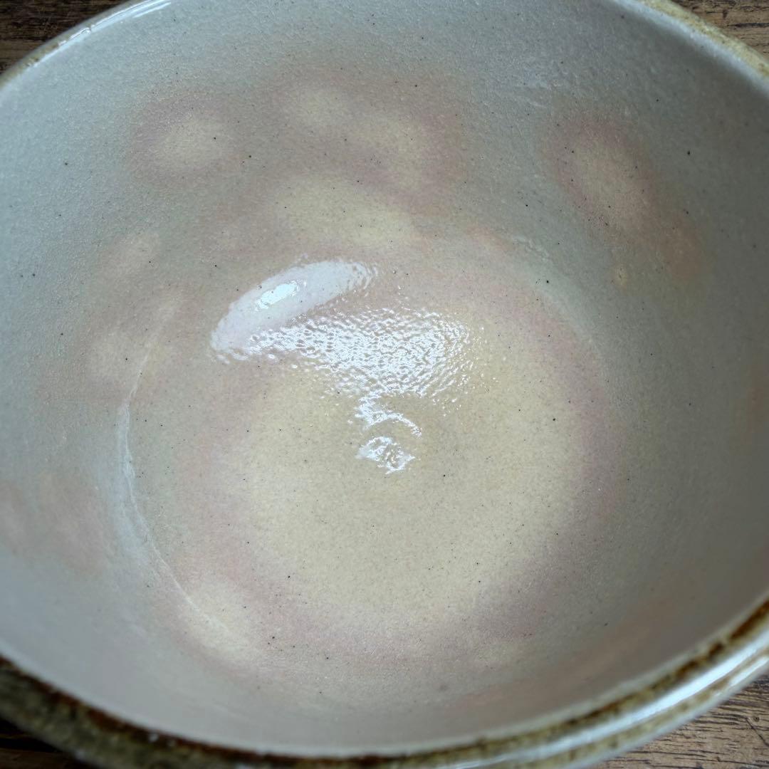 a782 送料込 乾山写 八橋 南口閑粋 在銘 四方桟共箱 茶道具 抹茶碗