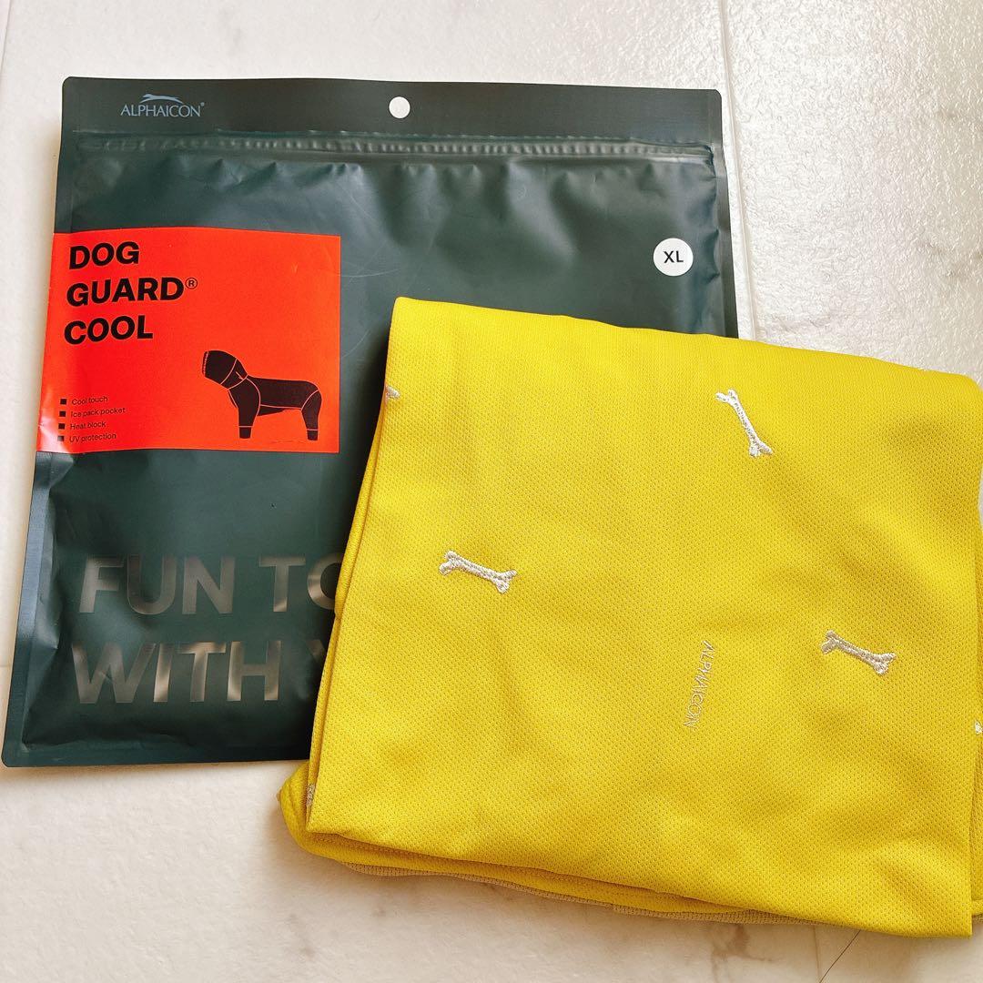 【新品】XＬ　ALPHAICON DOG GUARD COOL バナナ