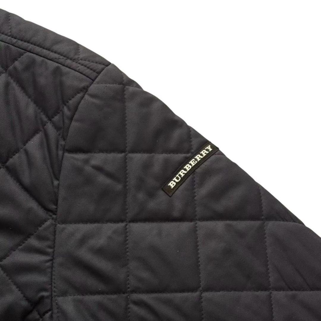 BURBERRY バーバリーゴルフ キルティングジャケット 黒 ステンカラー