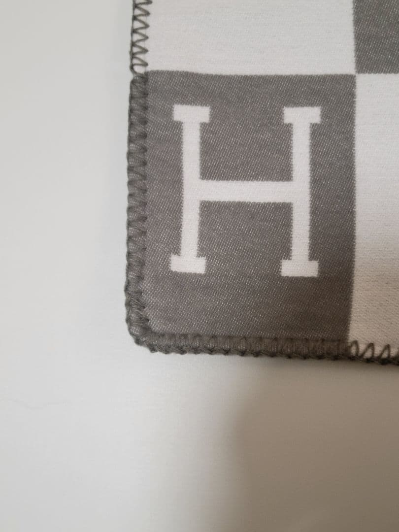 エルメス　クッションカバー　グレー　45×45　2枚セット