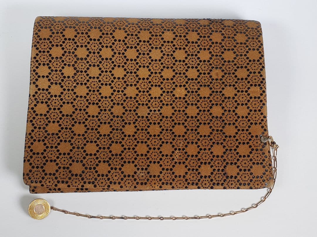 印傳　印伝　財布　長財布　富士山山水図