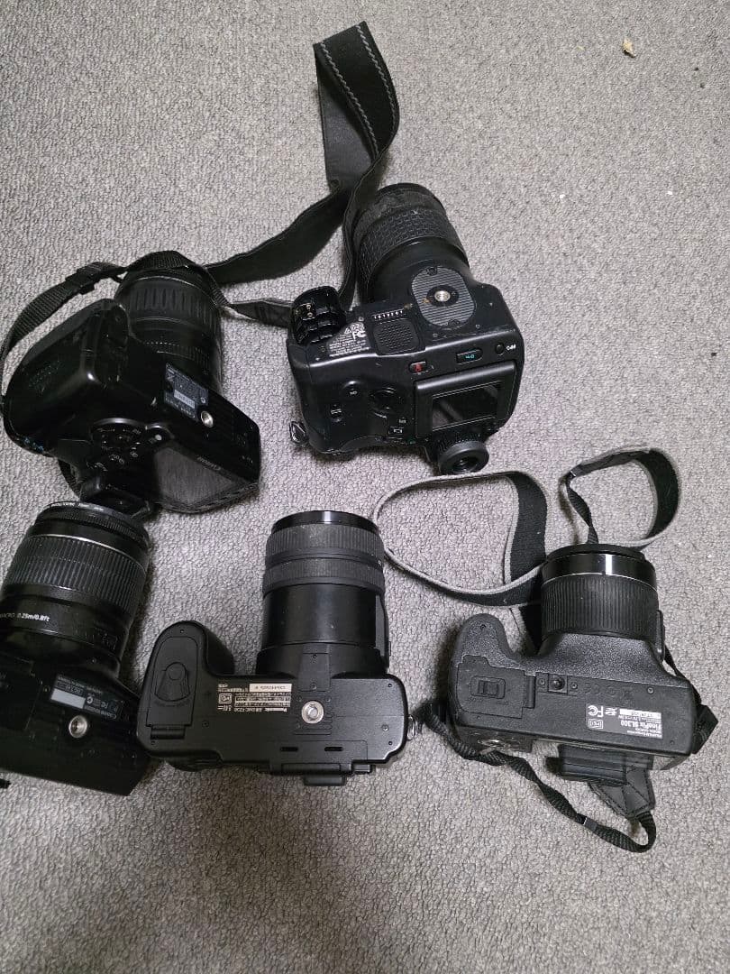 カメラ5点セット CANON OLYMPUS FUJIFILM PANSONIC