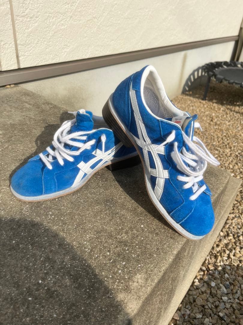 ASICS 青 スクワットシューズ　箱付き　26.0cm