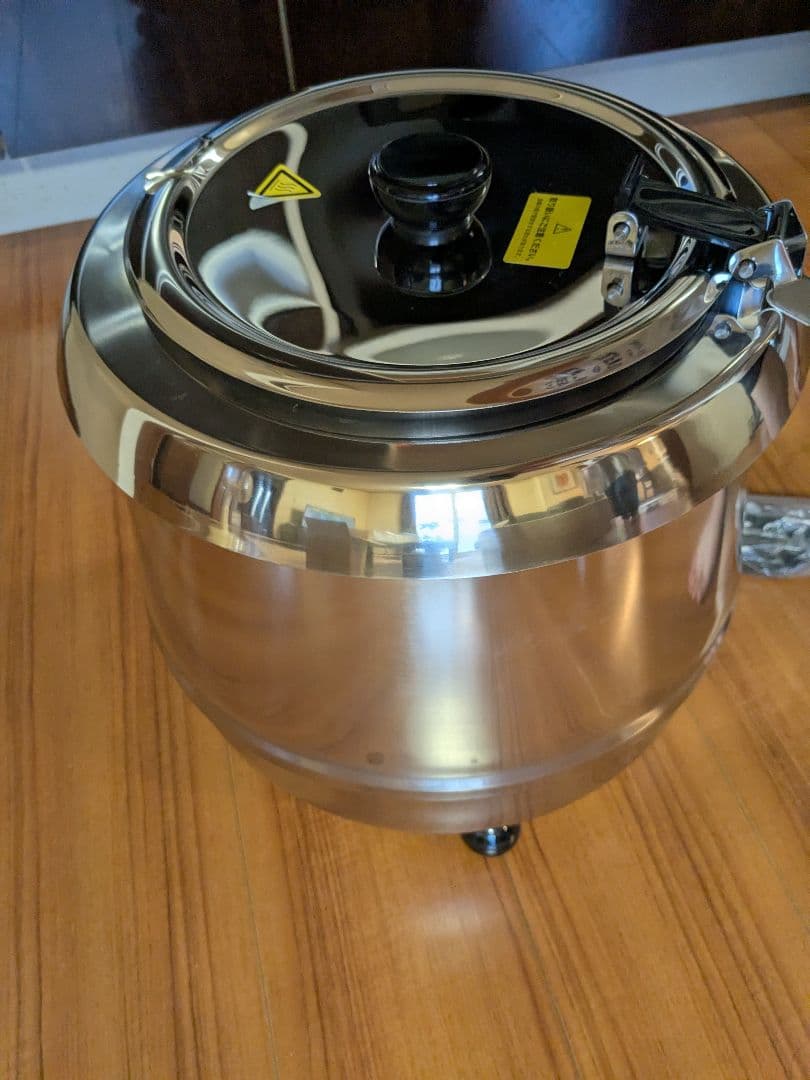 【未使用】 業務用 湯煎式 スープジャー 9L デジタル式