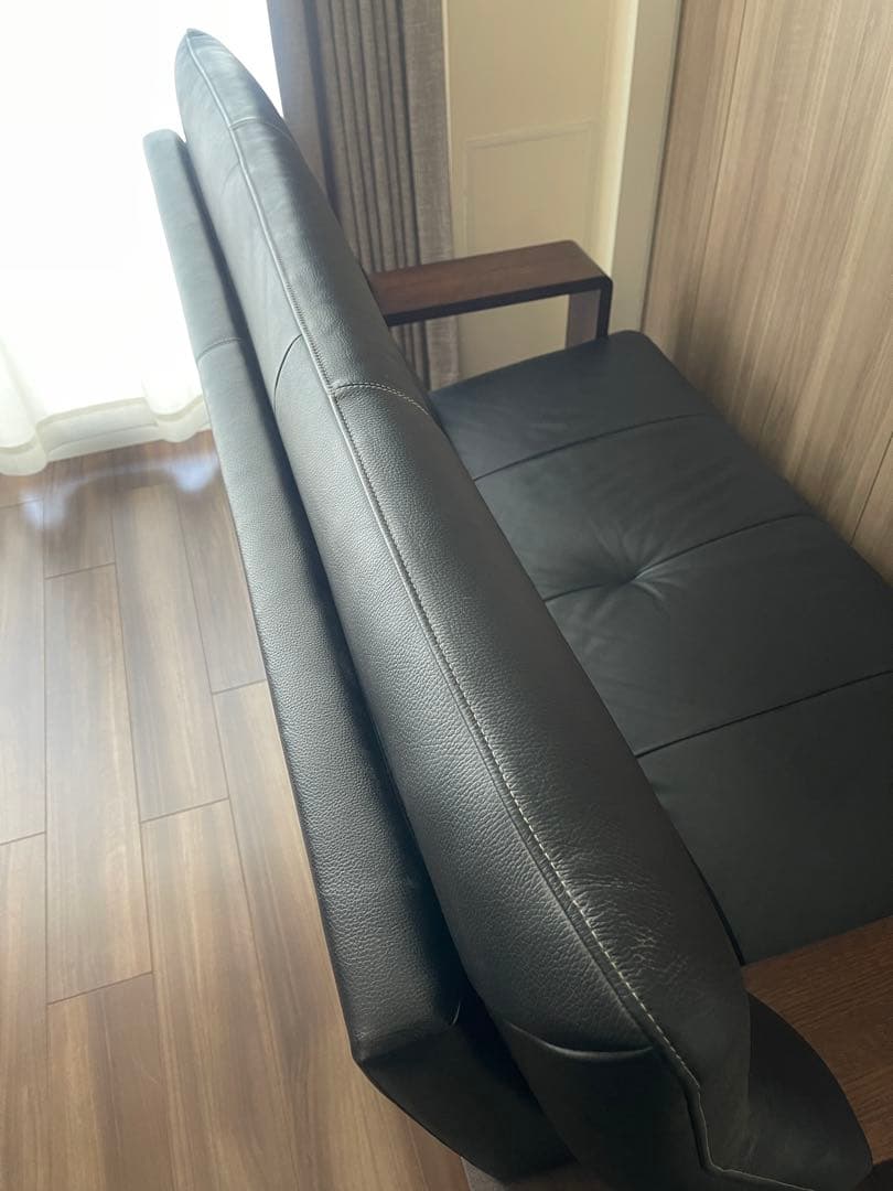 【送料込】受注生産のカリモク 2.5掛けソファ　ダンテブラック