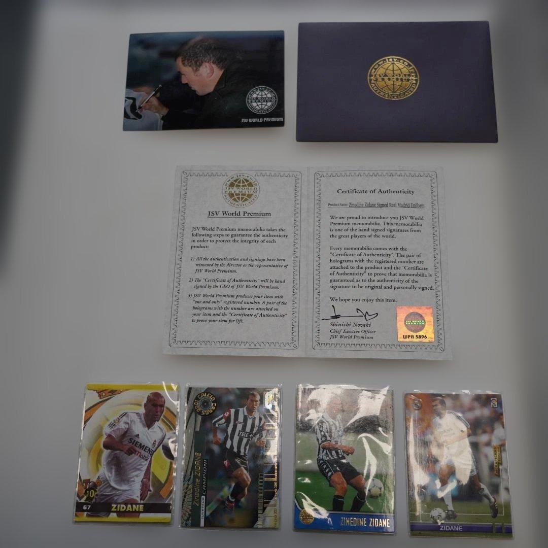02/03 adidas レアル　マドリード　ジダン　直筆サイン　ユニフォーム