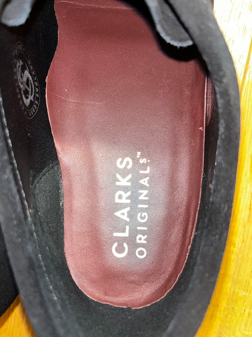 【美品】CLARKS ワラビー ブラック 26cm