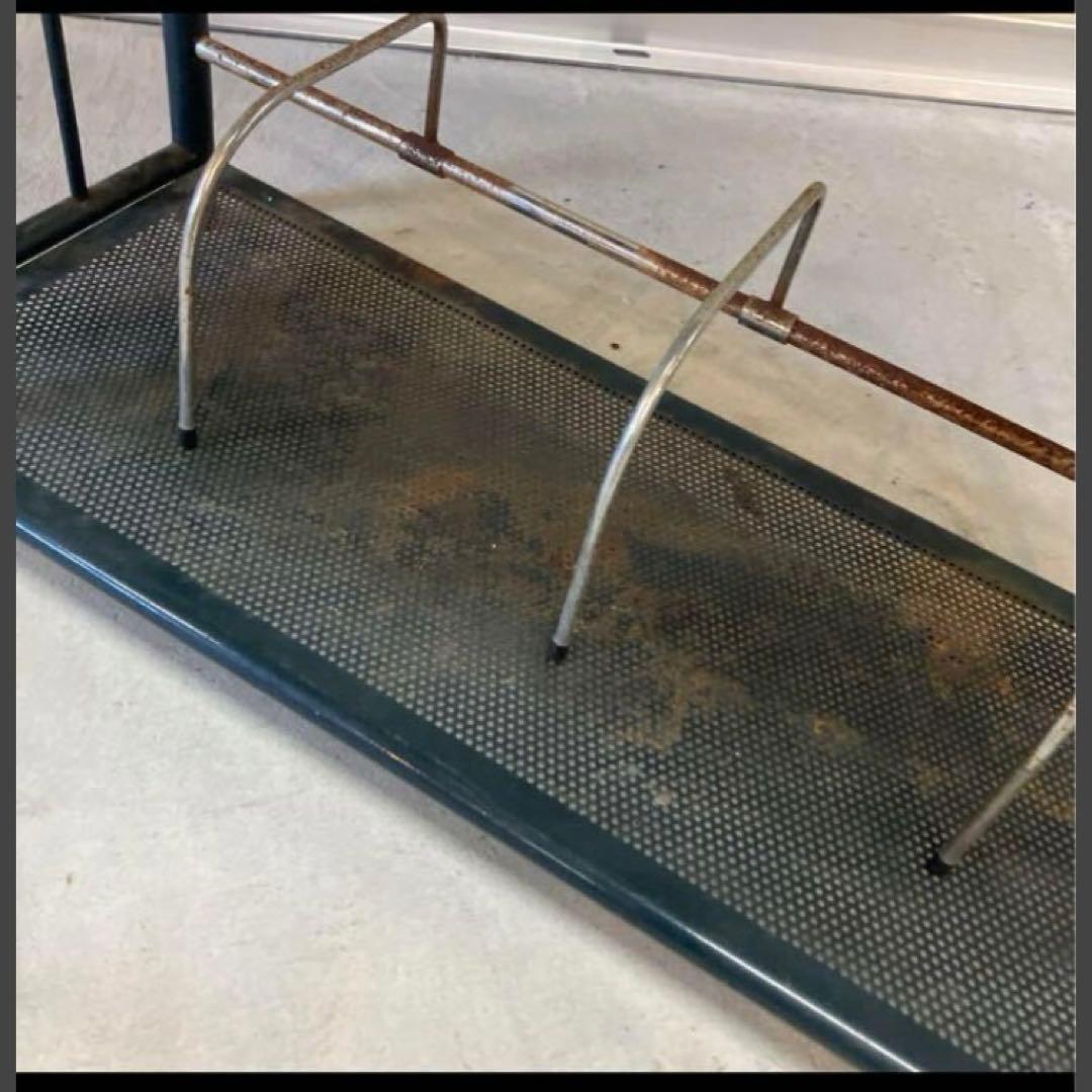 昭和レトロ インダストリアル オープンラック スチールラック 本棚 飾り棚古家具