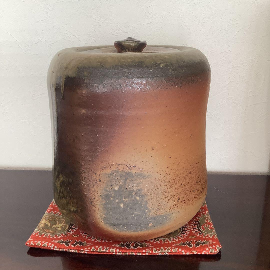 備前　水指　山本雄一　作　茶道具　茶碗　茶室　茶入　茶杓