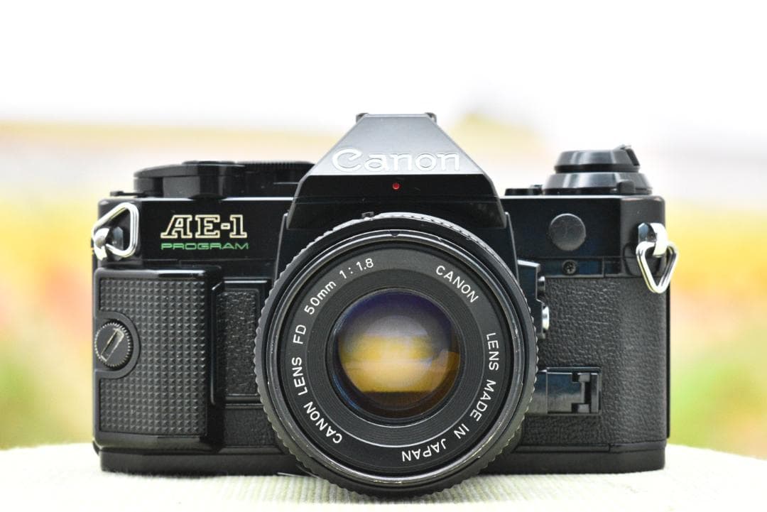 【整備済】Canon AE-1 PROGRAM NEW FD 50mm F1.8