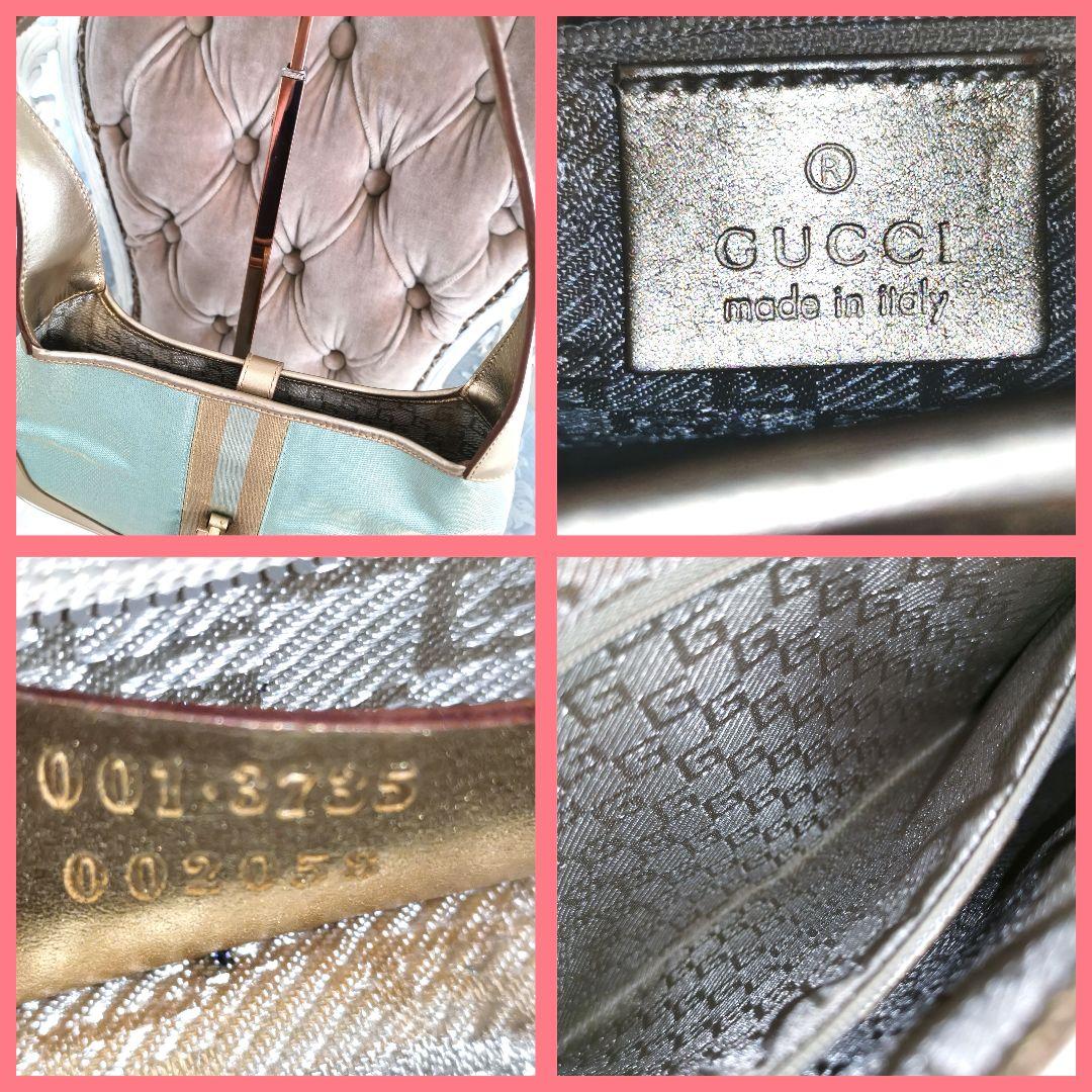 【極美品】グッチGUCCIジャッキー シェリーライン ワンショルダーバッグ