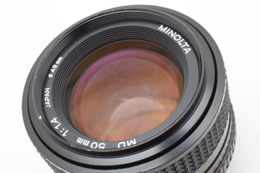 【美品】ミノルタ MD 50mm F1.4 レンズ #2722272