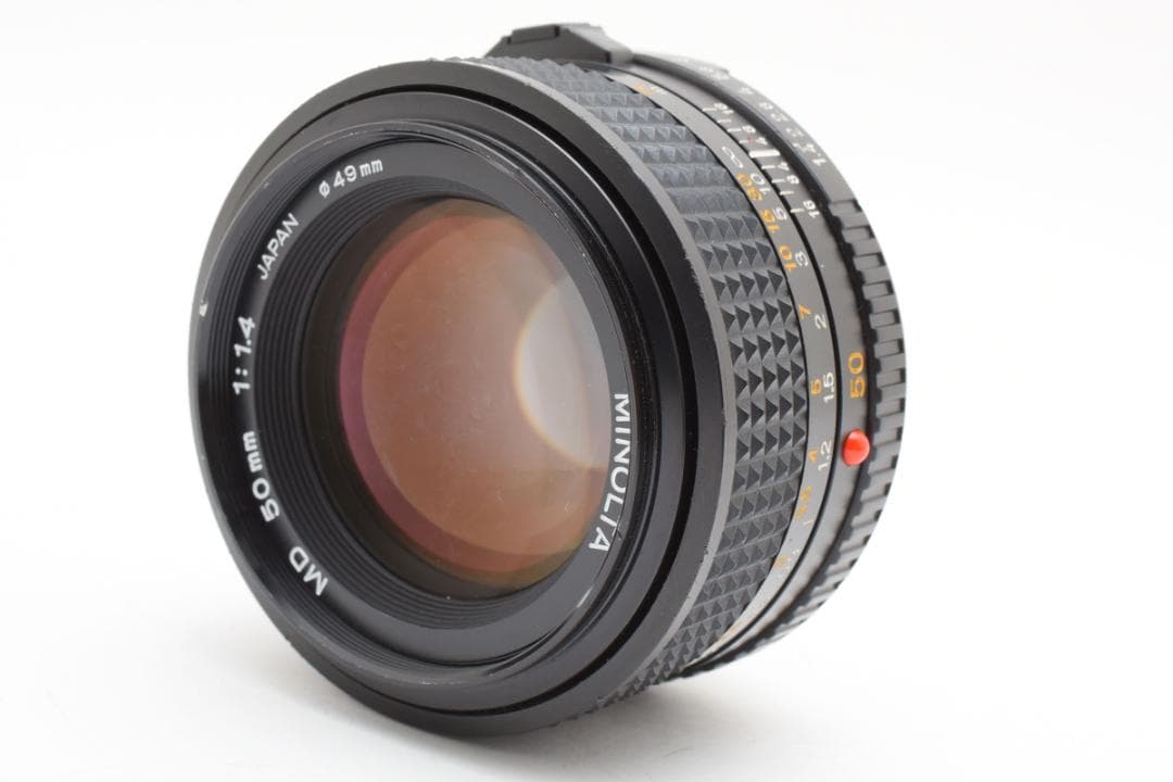【美品】ミノルタ MD 50mm F1.4 レンズ #2722272