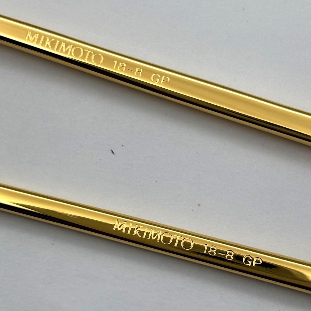 MIKIMOTO ミキモト 半貴石カトラリー スプーン 5本セット