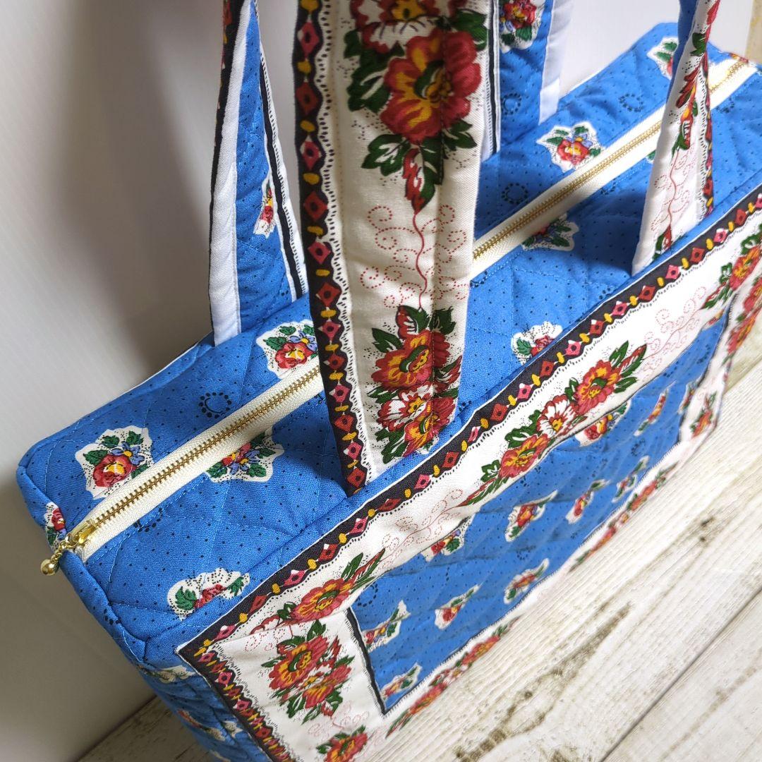 スクエアバッグ　ペットボトルカバー　ハンドメイド