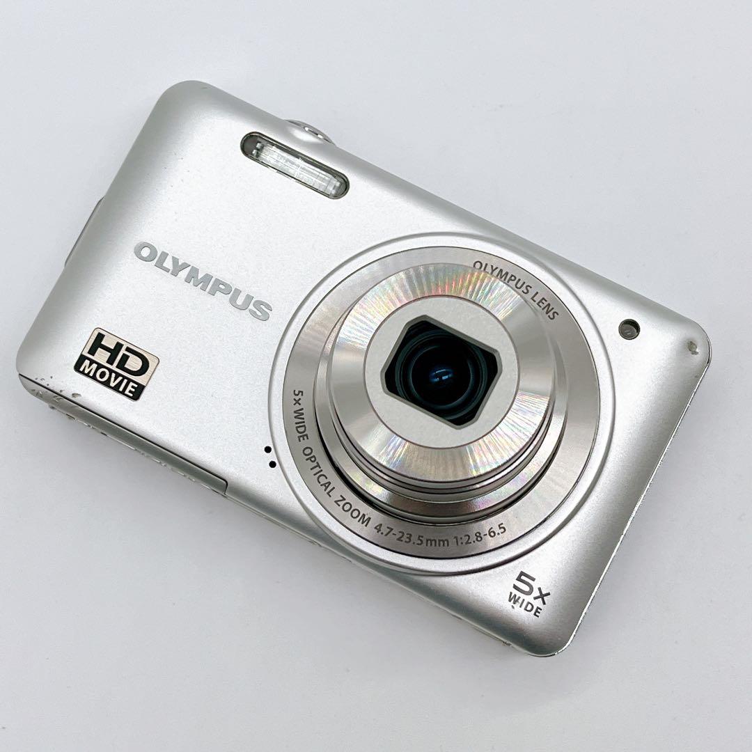 【希少】OLYMPUS VG-140 オールド コンデジ シルバー ソフトケース