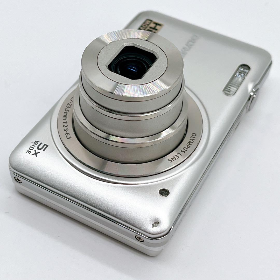 【希少】OLYMPUS VG-140 オールド コンデジ シルバー ソフトケース