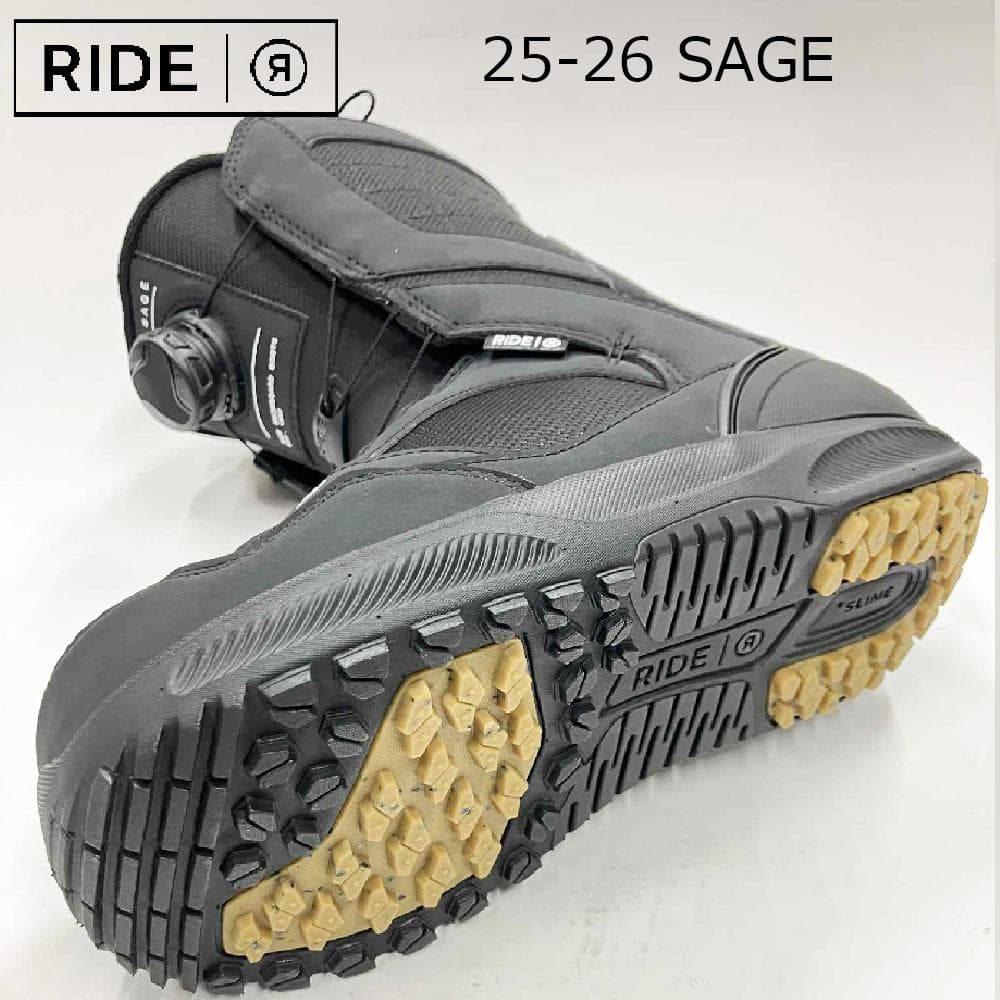 【新品】25-26 RIDE SAGE 23.0cm 女性用スノーボードブーツ