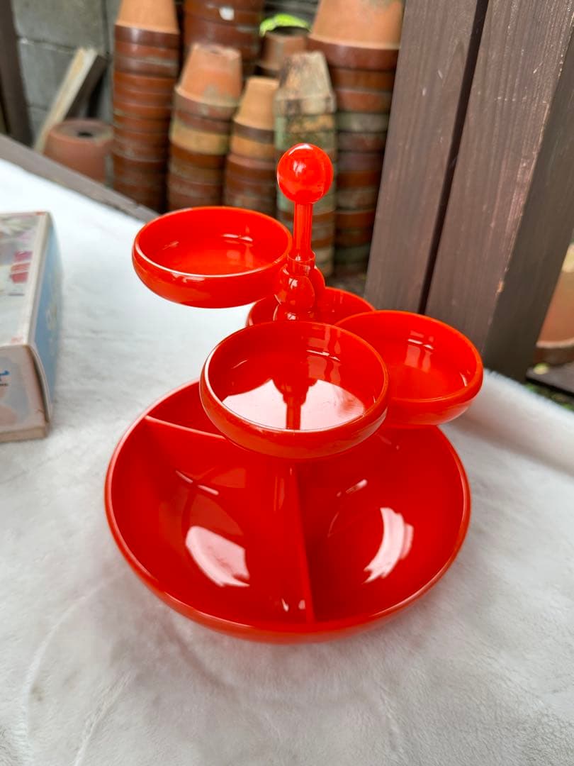 昭和レトロ　アラカルト　つまみ入れ　スペースエイジ　ミッドセンチュリー　当時物