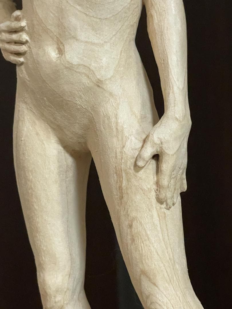 木彫　女性像B　全高３２㎝