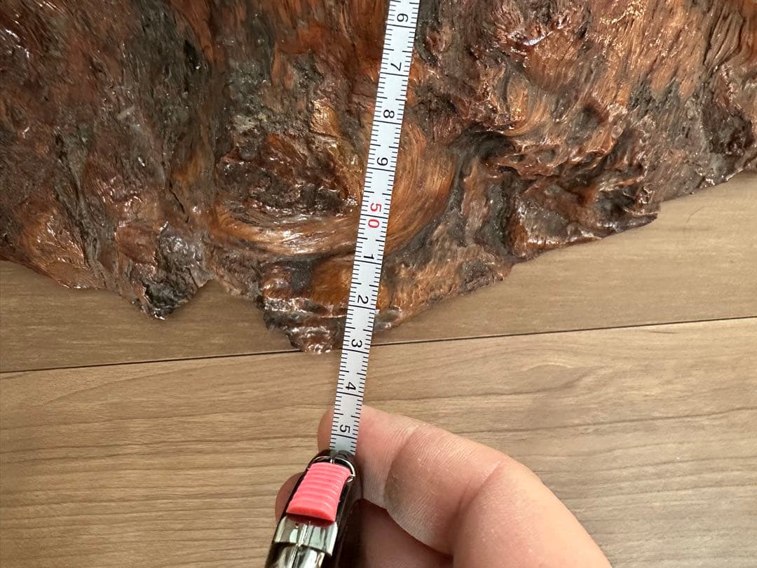 アンティークの飾り木 73cm x 53cm x 9cm