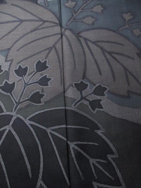 未着用に近い！美品＊７マルキ＊本場大島紬＊インパクト大＊訪問着＊１６７ｃｍ裄６５