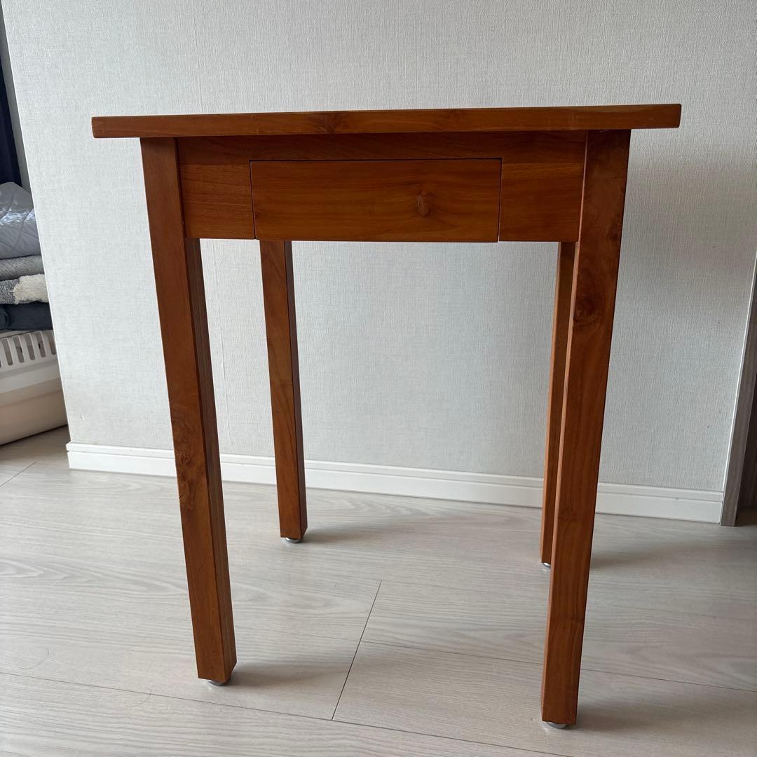 チーク　無垢　机　デスク　Better Teak 一人暮らしに 北欧