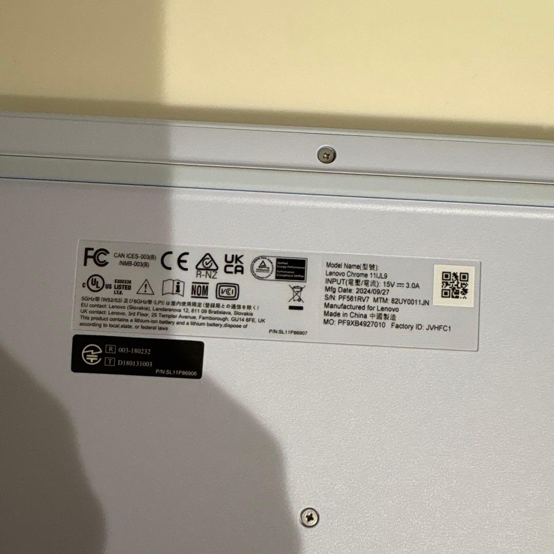Lenovo/Chromebook 11.6インチ Celeron
