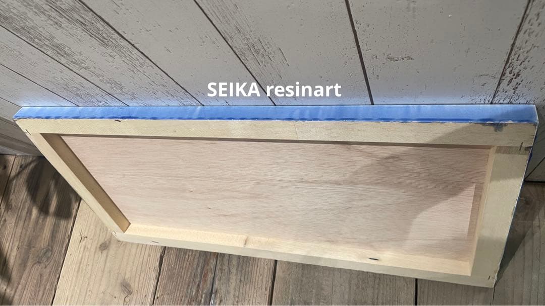 スポーツマン30×60海アート　オーシャンアート　レジンアート　アート　海