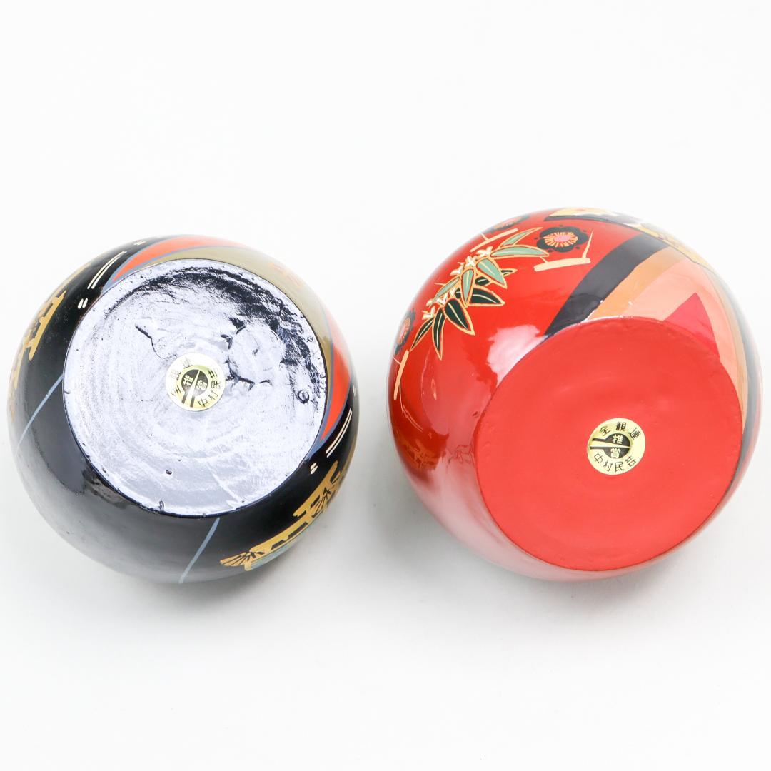 大内人形 特大 雛人形 大内塗 山口伝統工芸 共箱