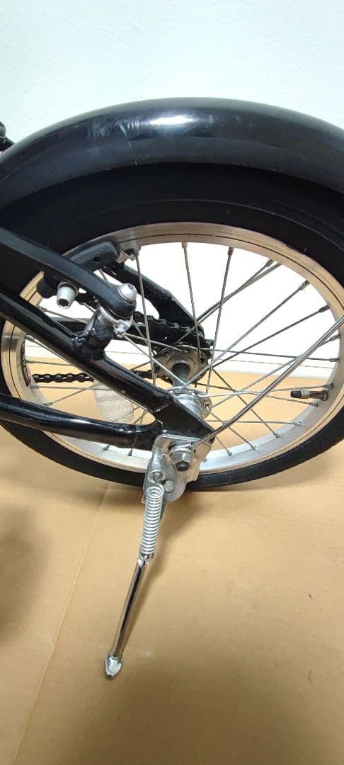 キャプテンスタッグ 折りたたみ自転車 アルミ 軽量 16インチ ブラック