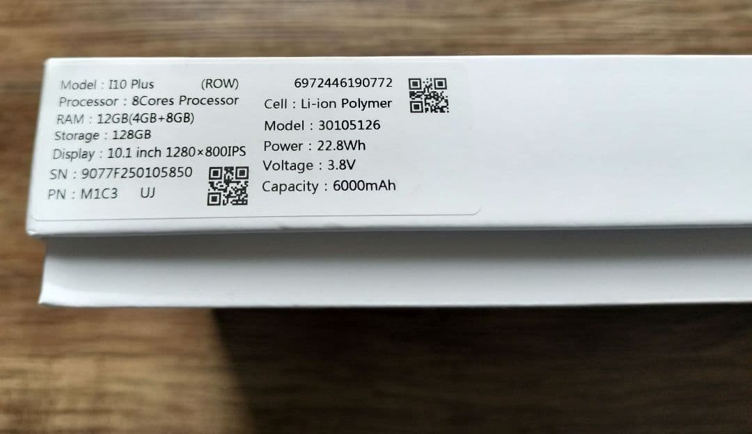 10インチ　タブレット