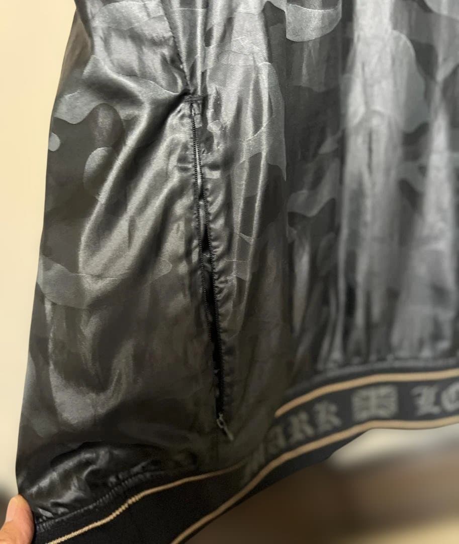 MARK & LONA マーク＆ロナ スカルカモ 迷彩 Vネック ジャンパー L