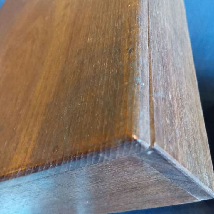 木製脚付き収納箱　蓋・中蓋２枚付　ヴィンテージ