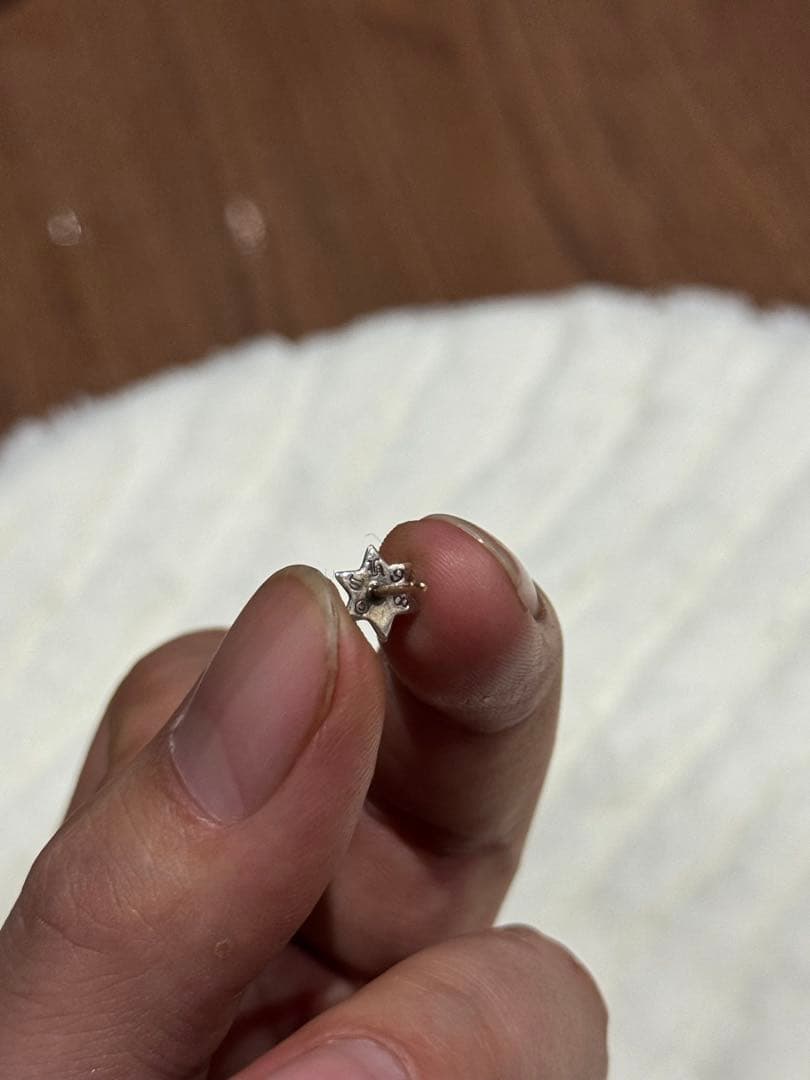 T*O様 クロムハーツ　星型スタッドピアス シルバー,14K