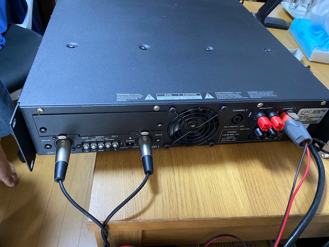 QSC EX1600 PAアンプ ステレオパワーアンプ 2CH 高出