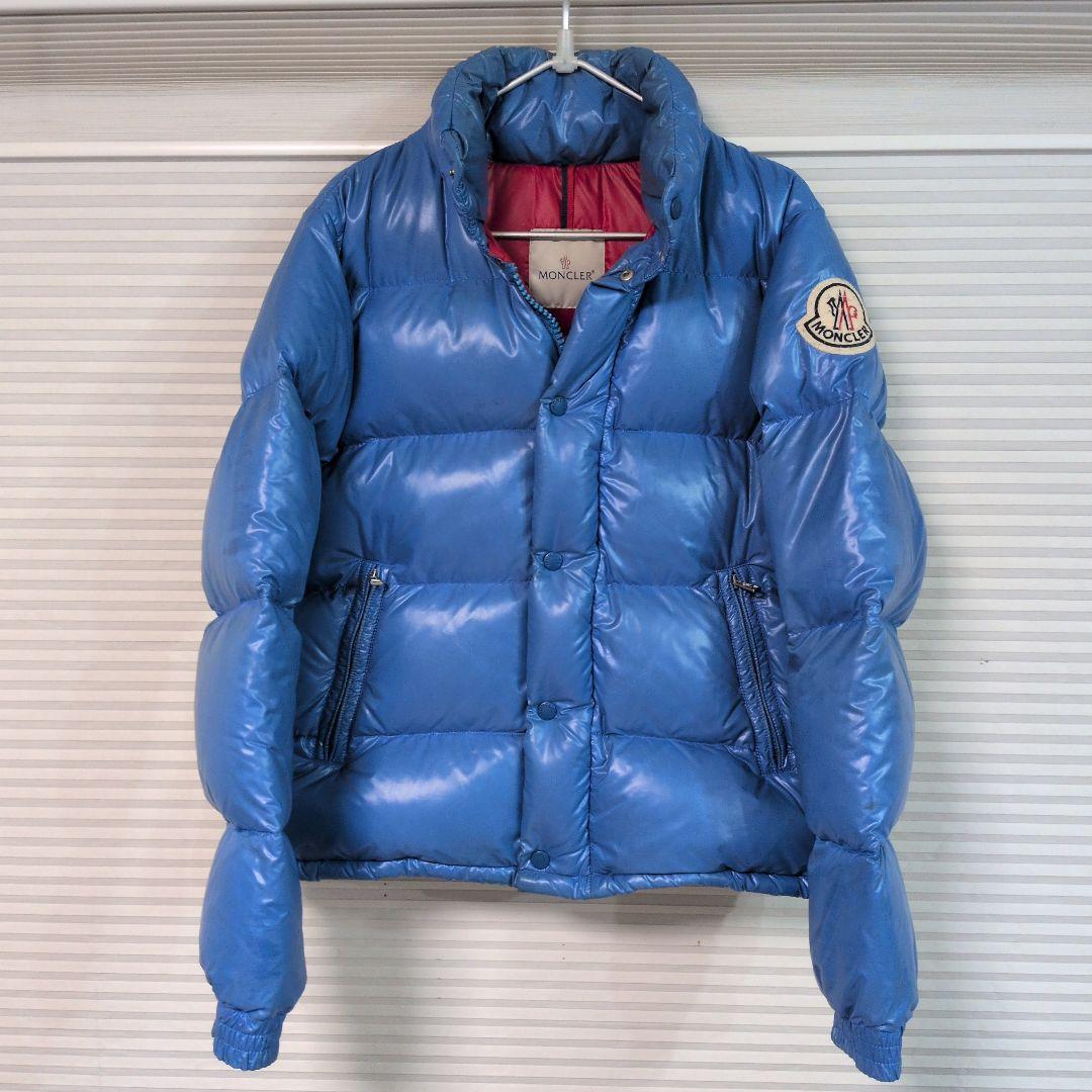 MONCLER エベレスト １ モンクレール ダウンジャケット ワッペン 青