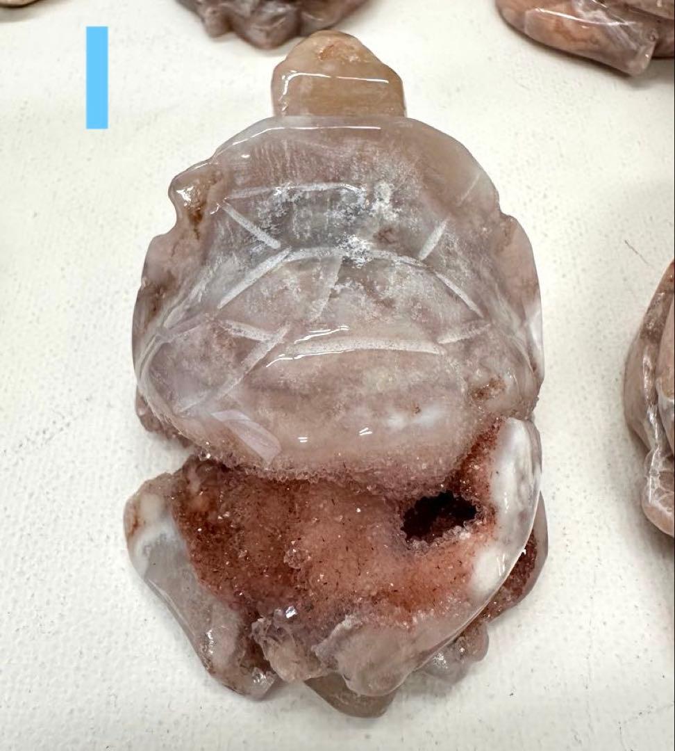 SALE. 一律6000円　ピンクアメジスト　カメ　タートル　天然石　開運