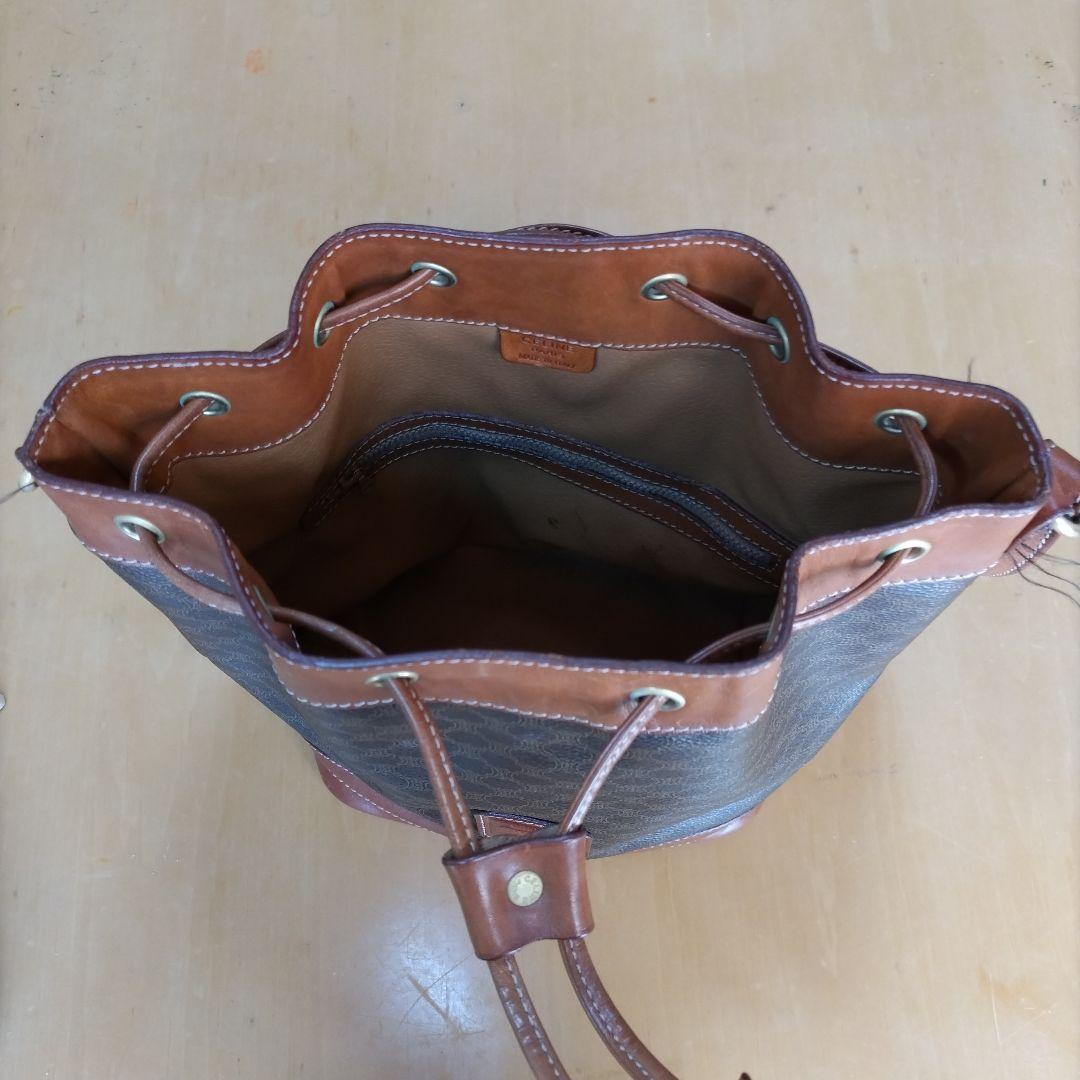 CELINE セリーヌマカダムバケットバッグ