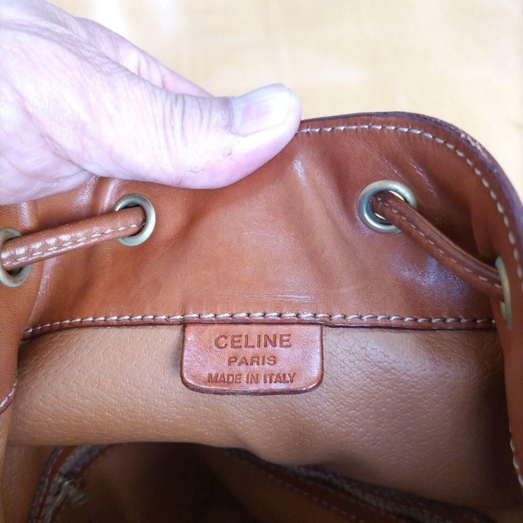 CELINE セリーヌマカダムバケットバッグ