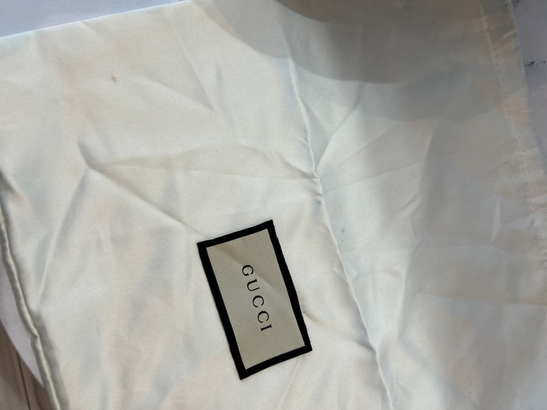 ル*フ様 GUCCI ショルダーバッグ　グレー　インターロッキング　チェーンバッ