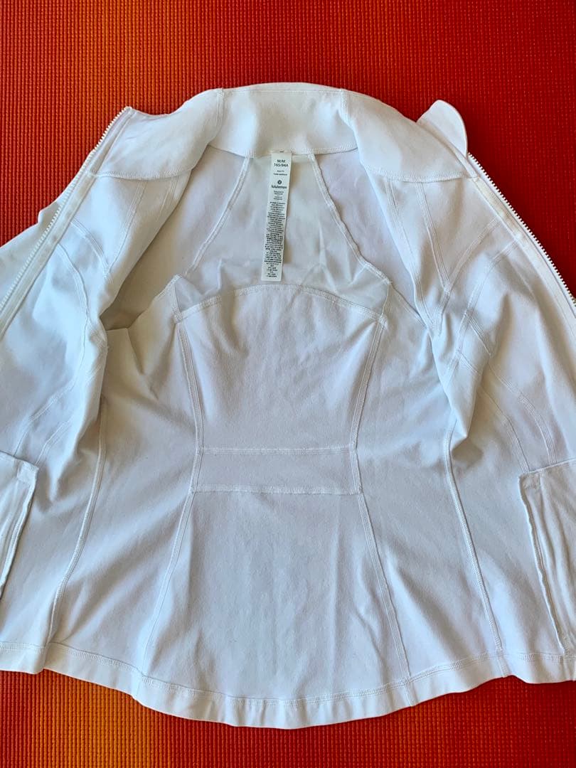 lululemon DefineジャケットM白Nuluホワイトピラティスヨガ