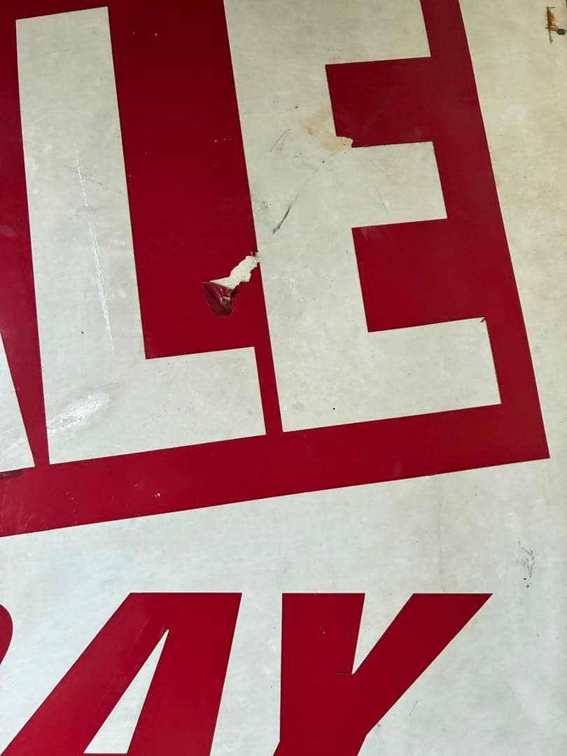 アンティーク　メタル　サイン　プレート　看板　SALE TODAY 両面アメリカ