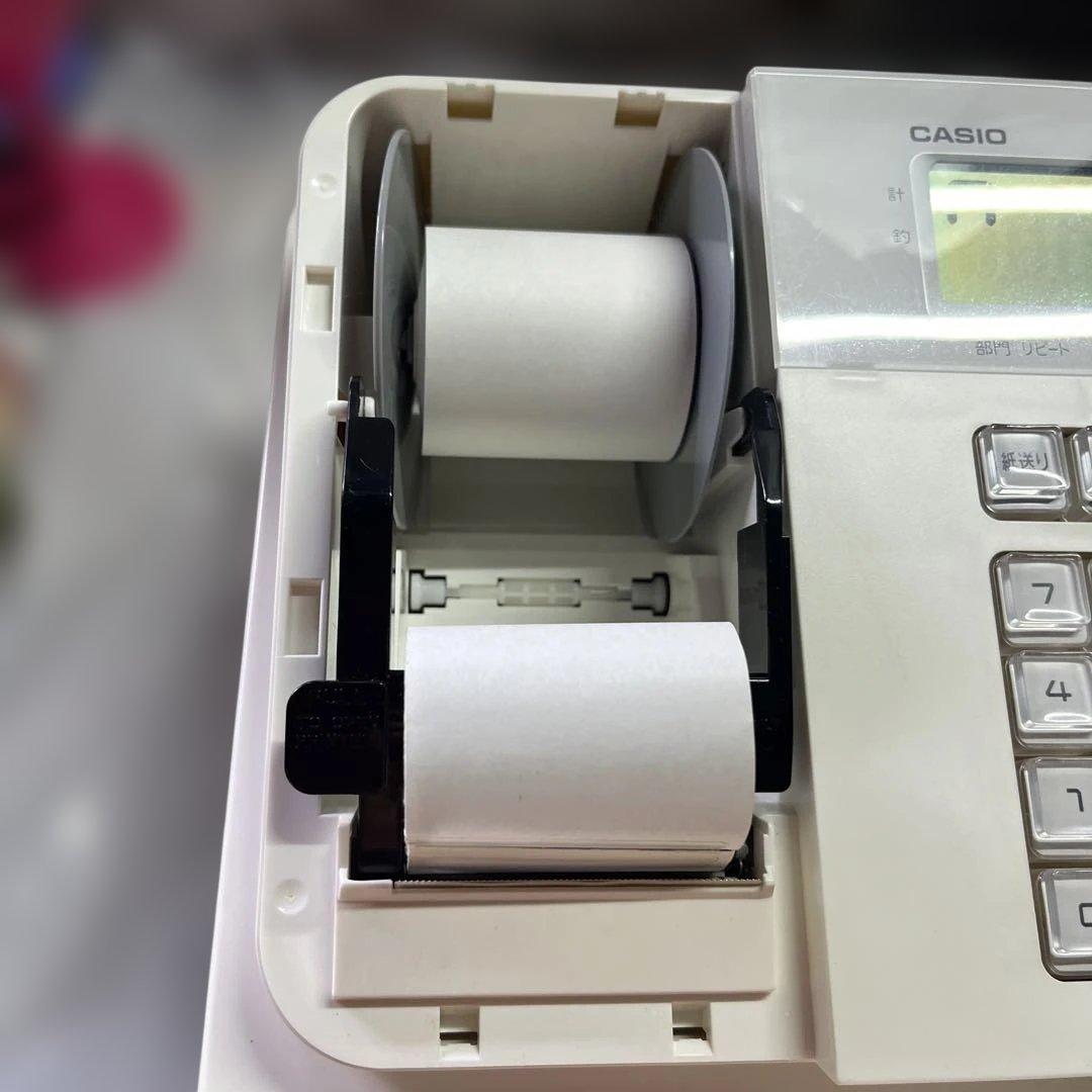 CASIO カシオ電子レジスター　SR-G3 ペーパーおまけ　キャッシュレス対応