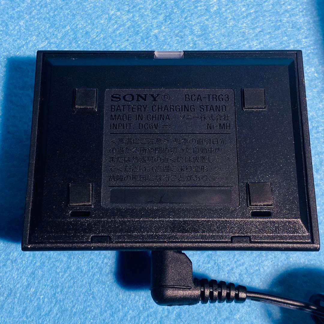 ソニー FM/AMラジオ SRF-T355 充電スタンド・取説付き 動作確認済み